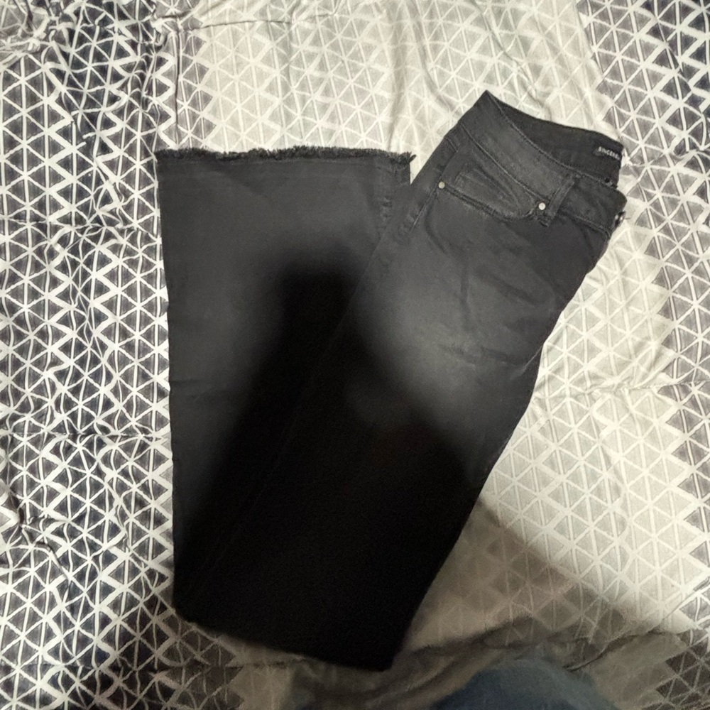 black bell bottoms
